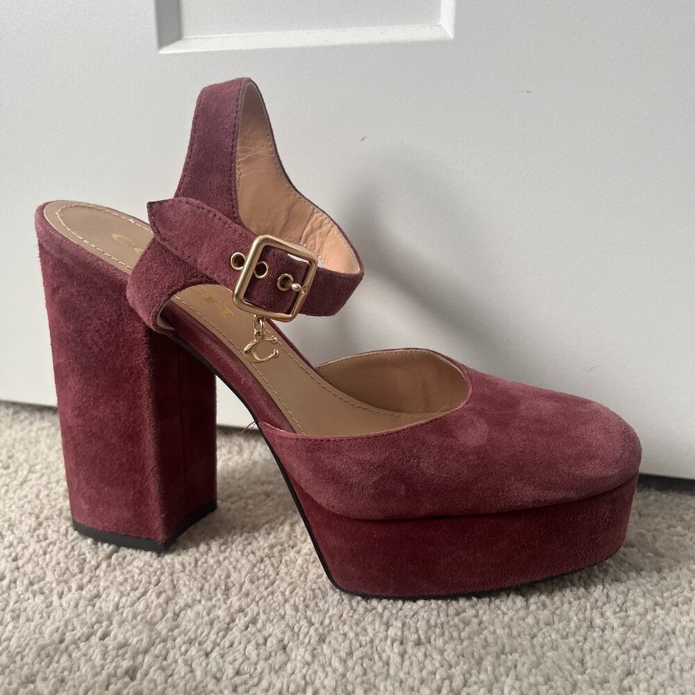 Coach Suede Heels